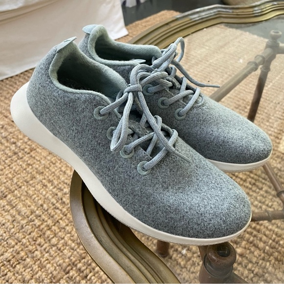 Allbirds Blue Wool Runners Sneakers WR W7 - Picture 3 of 10